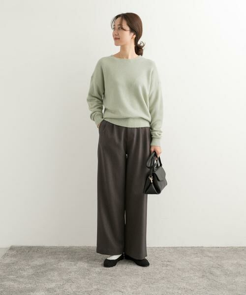 URBAN RESEARCH DOORS / アーバンリサーチ ドアーズ ニット・セーター | モチモチクルーネックニット | 詳細12