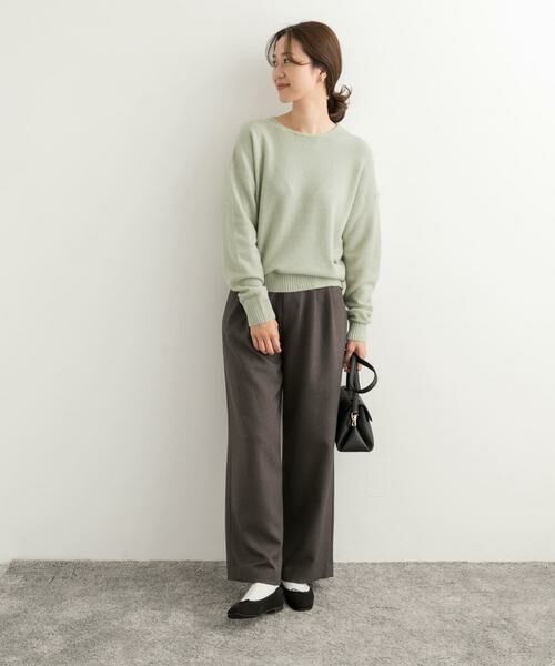 URBAN RESEARCH DOORS / アーバンリサーチ ドアーズ ニット・セーター | モチモチクルーネックニット | 詳細13