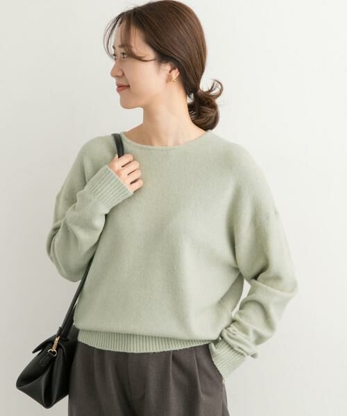 URBAN RESEARCH DOORS / アーバンリサーチ ドアーズ ニット・セーター | モチモチクルーネックニット | 詳細2