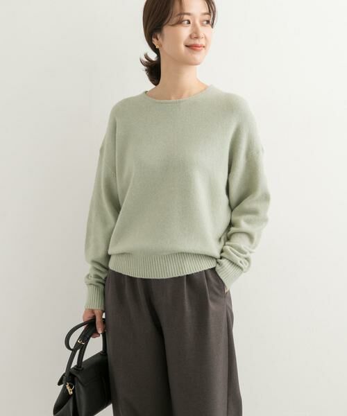 URBAN RESEARCH DOORS / アーバンリサーチ ドアーズ ニット・セーター | モチモチクルーネックニット | 詳細7
