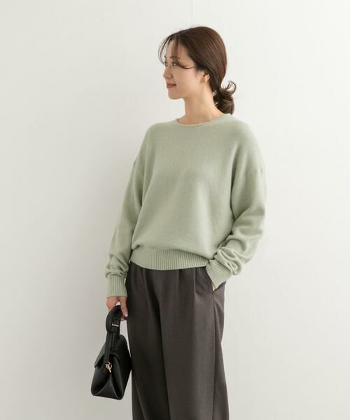 URBAN RESEARCH DOORS / アーバンリサーチ ドアーズ ニット・セーター | モチモチクルーネックニット | 詳細8