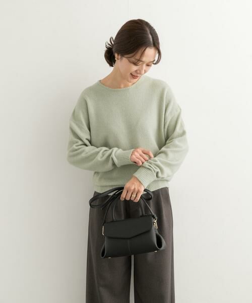 URBAN RESEARCH DOORS / アーバンリサーチ ドアーズ ニット・セーター | モチモチクルーネックニット | 詳細9