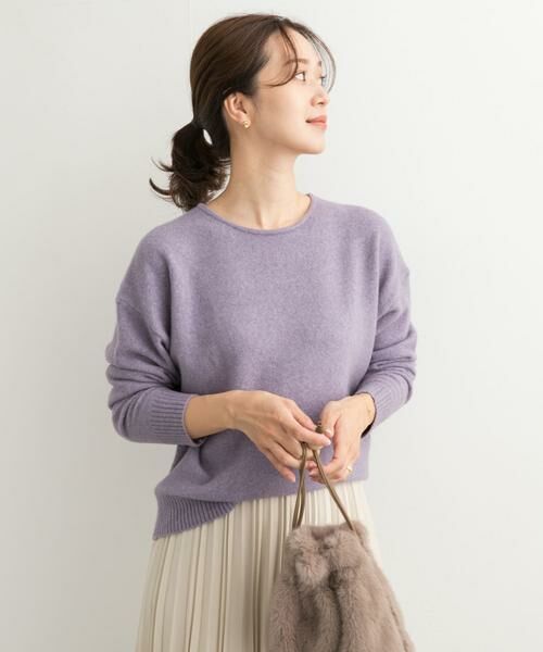 URBAN RESEARCH DOORS / アーバンリサーチ ドアーズ ニット・セーター | モチモチクルーネックニット | 詳細16