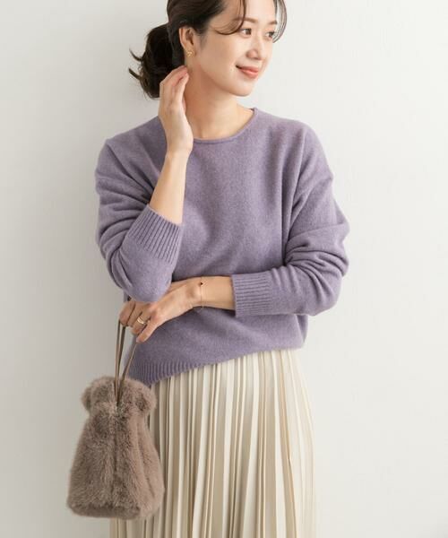 URBAN RESEARCH DOORS / アーバンリサーチ ドアーズ ニット・セーター | モチモチクルーネックニット | 詳細17