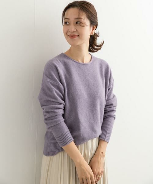 URBAN RESEARCH DOORS / アーバンリサーチ ドアーズ ニット・セーター | モチモチクルーネックニット | 詳細18