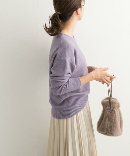URBAN RESEARCH DOORS / アーバンリサーチ ドアーズ ニット・セーター | モチモチクルーネックニット | 詳細20