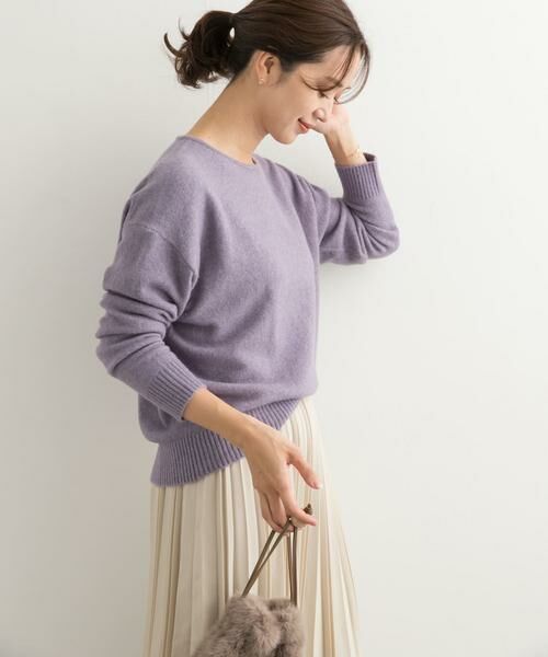 URBAN RESEARCH DOORS / アーバンリサーチ ドアーズ ニット・セーター | モチモチクルーネックニット | 詳細21