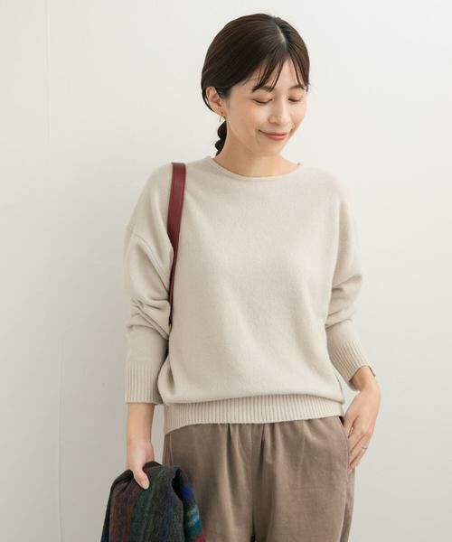 URBAN RESEARCH DOORS / アーバンリサーチ ドアーズ ニット・セーター | モチモチクルーネックニット | 詳細30