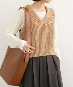 URBAN RESEARCH DOORS / アーバンリサーチ ドアーズ ベスト | リリヤーンVネックニットベスト