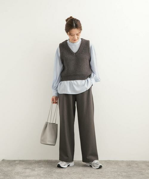 URBAN RESEARCH DOORS / アーバンリサーチ ドアーズ ベスト | リリヤーンVネックニットベスト | 詳細10