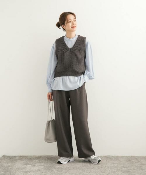 URBAN RESEARCH DOORS / アーバンリサーチ ドアーズ ベスト | リリヤーンVネックニットベスト | 詳細11
