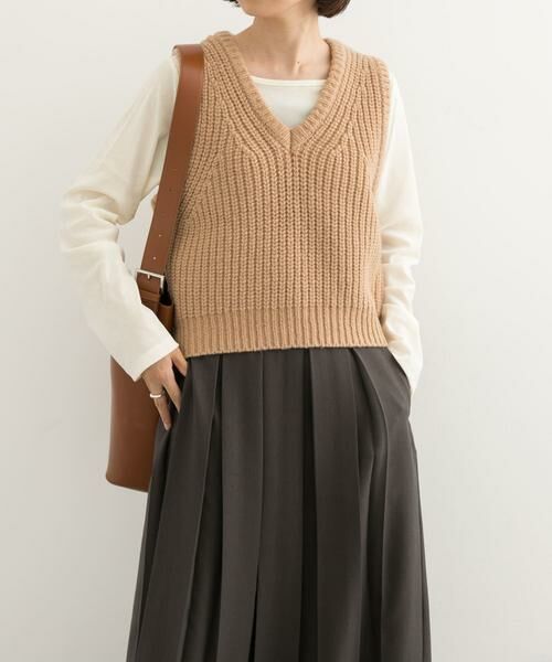 URBAN RESEARCH DOORS / アーバンリサーチ ドアーズ ベスト | リリヤーンVネックニットベスト | 詳細17