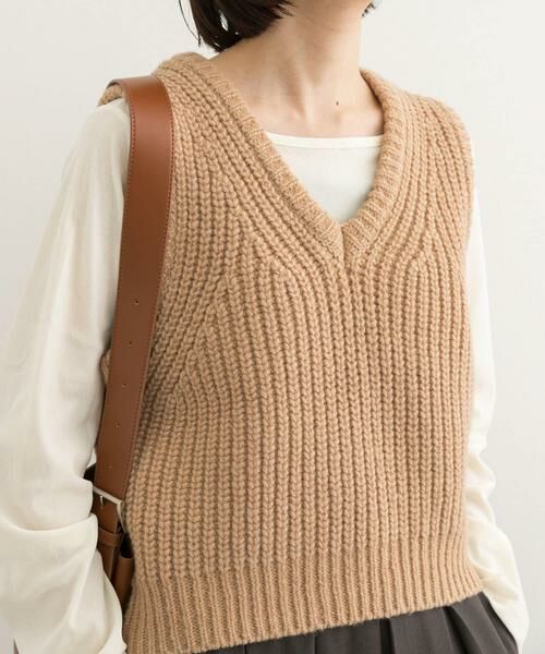 URBAN RESEARCH DOORS / アーバンリサーチ ドアーズ ベスト | リリヤーンVネックニットベスト | 詳細18