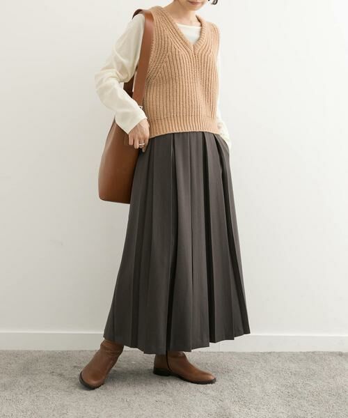 URBAN RESEARCH DOORS / アーバンリサーチ ドアーズ ベスト | リリヤーンVネックニットベスト | 詳細19