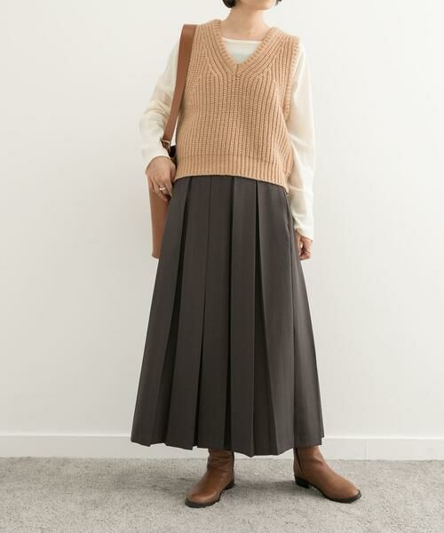 URBAN RESEARCH DOORS / アーバンリサーチ ドアーズ ベスト | リリヤーンVネックニットベスト | 詳細20