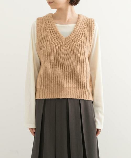 URBAN RESEARCH DOORS / アーバンリサーチ ドアーズ ベスト | リリヤーンVネックニットベスト | 詳細21