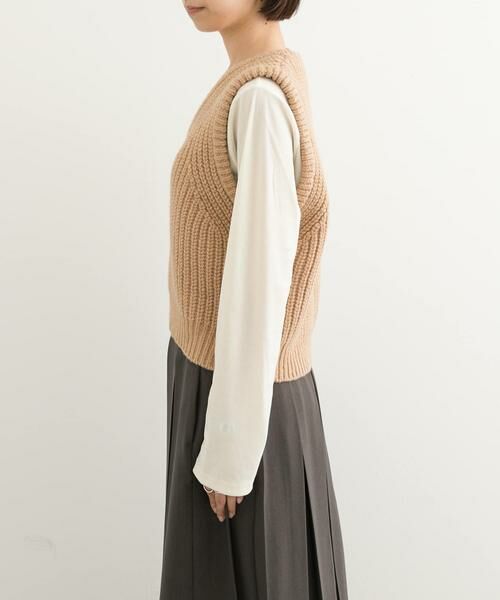 URBAN RESEARCH DOORS / アーバンリサーチ ドアーズ ベスト | リリヤーンVネックニットベスト | 詳細22