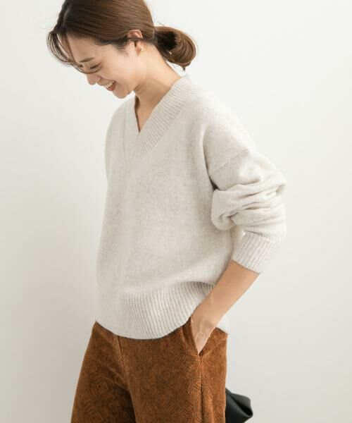 URBAN RESEARCH DOORS / アーバンリサーチ ドアーズ ニット・セーター | メランジVネックニット | 詳細20