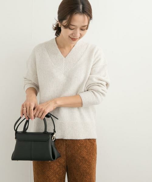 URBAN RESEARCH DOORS / アーバンリサーチ ドアーズ ニット・セーター | メランジVネックニット | 詳細25