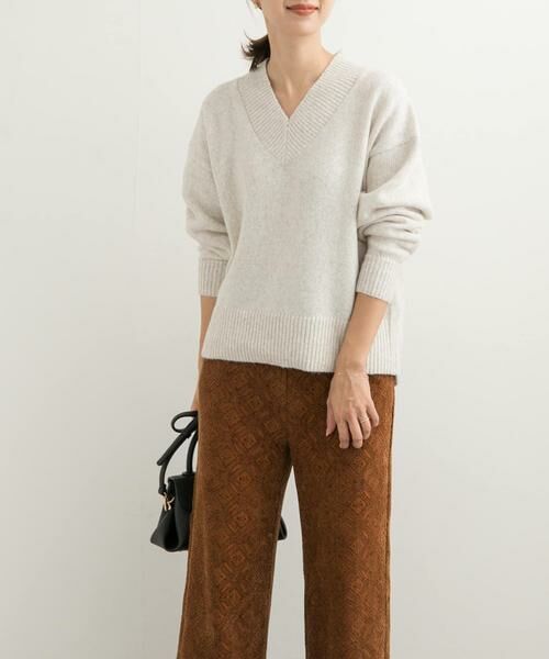 URBAN RESEARCH DOORS / アーバンリサーチ ドアーズ ニット・セーター | メランジVネックニット | 詳細26