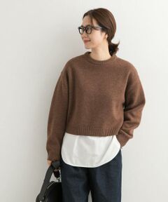 URBAN RESEARCH DOORS / アーバンリサーチ ドアーズ ニット・セーター | ショート丈ウールニット