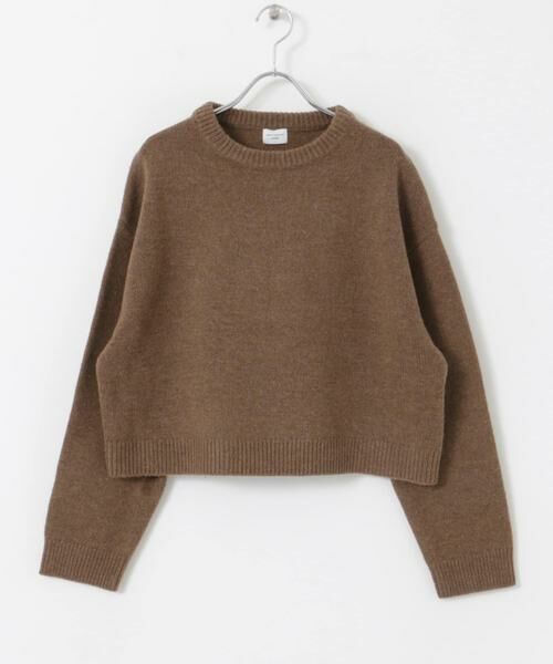 URBAN RESEARCH DOORS / アーバンリサーチ ドアーズ ニット・セーター | ショート丈ウールニット | 詳細10