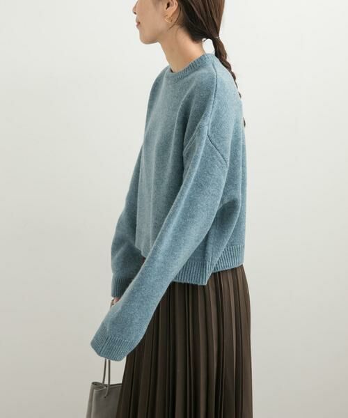 URBAN RESEARCH DOORS / アーバンリサーチ ドアーズ ニット・セーター | ショート丈ウールニット | 詳細19