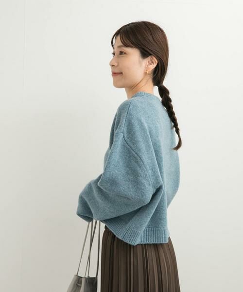 URBAN RESEARCH DOORS / アーバンリサーチ ドアーズ ニット・セーター | ショート丈ウールニット | 詳細20