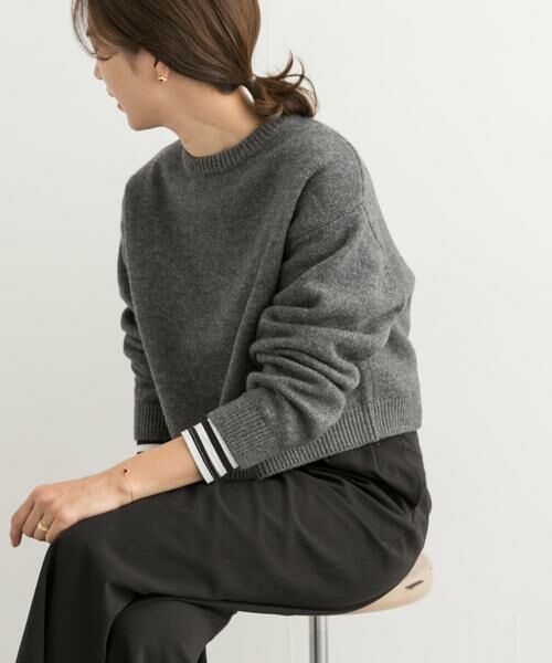 URBAN RESEARCH DOORS / アーバンリサーチ ドアーズ ニット・セーター | ショート丈ウールニット | 詳細27