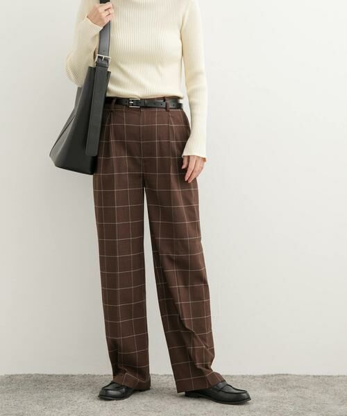 URBAN RESEARCH DOORS / アーバンリサーチ ドアーズ その他パンツ | チェックトラウザーパンツ | 詳細2