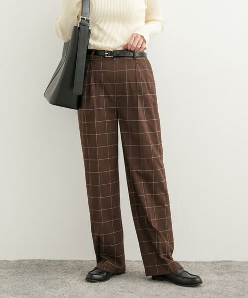 URBAN RESEARCH DOORS / アーバンリサーチ ドアーズ その他パンツ | チェックトラウザーパンツ | 詳細3