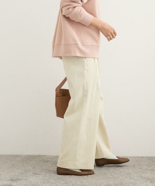 URBAN RESEARCH DOORS / アーバンリサーチ ドアーズ その他パンツ | コーデュロイタックワイドパンツ | 詳細10