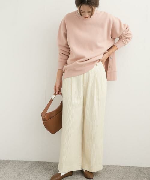 URBAN RESEARCH DOORS / アーバンリサーチ ドアーズ その他パンツ | コーデュロイタックワイドパンツ | 詳細13