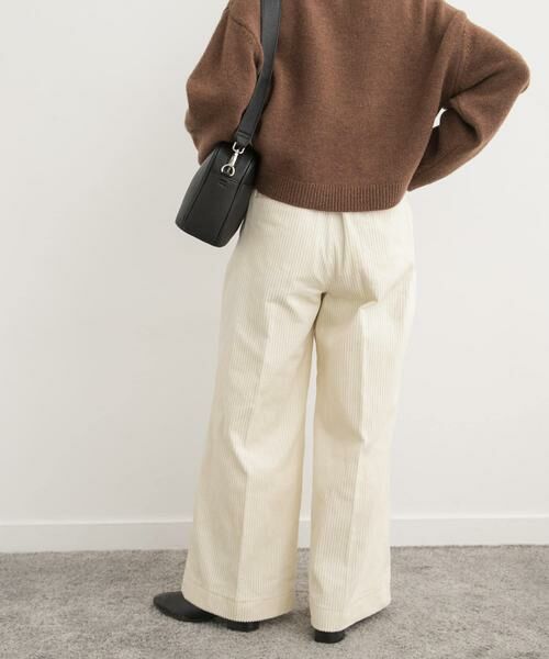URBAN RESEARCH DOORS / アーバンリサーチ ドアーズ その他パンツ | コーデュロイタックワイドパンツ | 詳細5