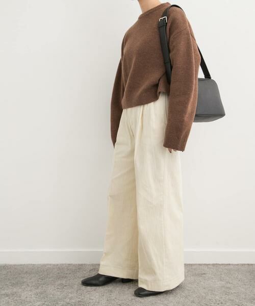 URBAN RESEARCH DOORS / アーバンリサーチ ドアーズ その他パンツ | コーデュロイタックワイドパンツ | 詳細6