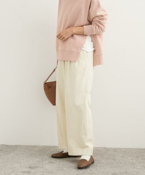 URBAN RESEARCH DOORS / アーバンリサーチ ドアーズ その他パンツ | コーデュロイタックワイドパンツ | 詳細9