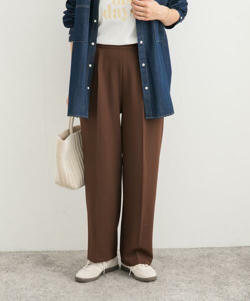 URBAN RESEARCH DOORS / アーバンリサーチ ドアーズ その他パンツ | カットジョーゼットパンツ | 詳細1