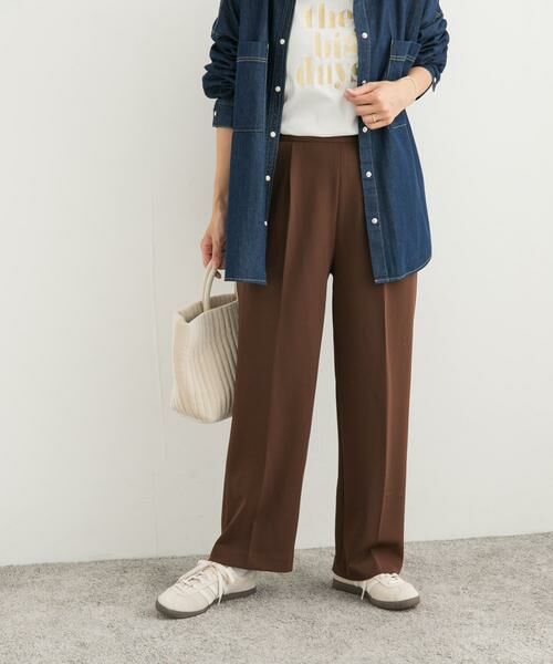 URBAN RESEARCH DOORS / アーバンリサーチ ドアーズ その他パンツ | カットジョーゼットパンツ | 詳細2