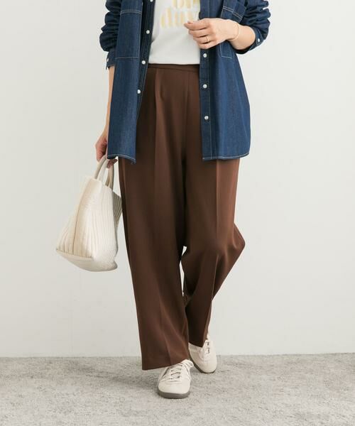 URBAN RESEARCH DOORS / アーバンリサーチ ドアーズ その他パンツ | カットジョーゼットパンツ | 詳細3