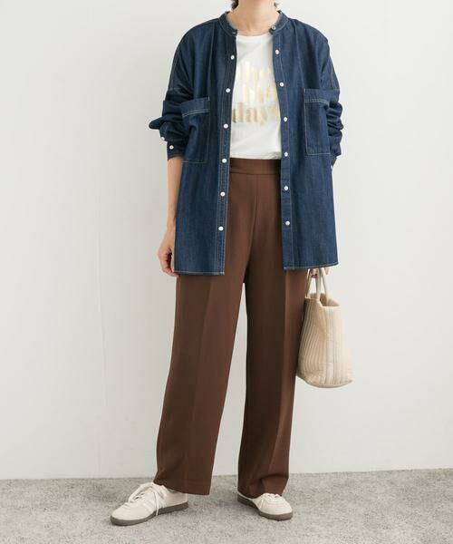 URBAN RESEARCH DOORS / アーバンリサーチ ドアーズ その他パンツ | カットジョーゼットパンツ | 詳細8