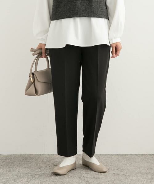 URBAN RESEARCH DOORS / アーバンリサーチ ドアーズ その他パンツ | カットジョーゼットテーパードパンツ | 詳細13