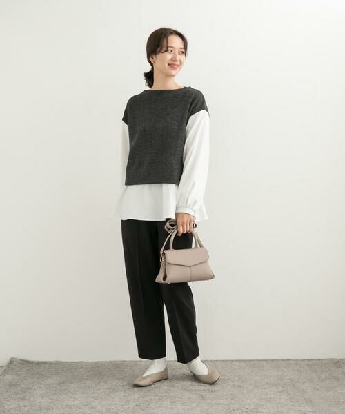 URBAN RESEARCH DOORS / アーバンリサーチ ドアーズ その他パンツ | カットジョーゼットテーパードパンツ | 詳細22