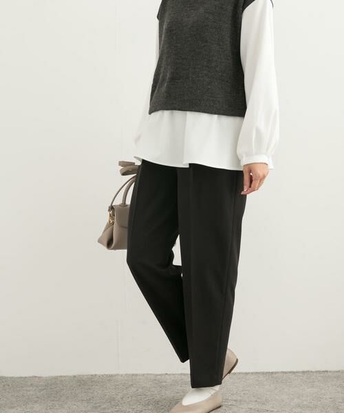 URBAN RESEARCH DOORS / アーバンリサーチ ドアーズ その他パンツ | カットジョーゼットテーパードパンツ | 詳細15