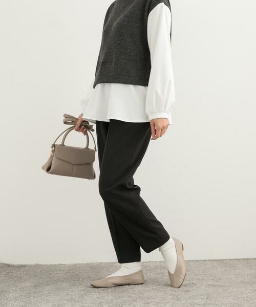 URBAN RESEARCH DOORS / アーバンリサーチ ドアーズ その他パンツ | カットジョーゼットテーパードパンツ | 詳細16