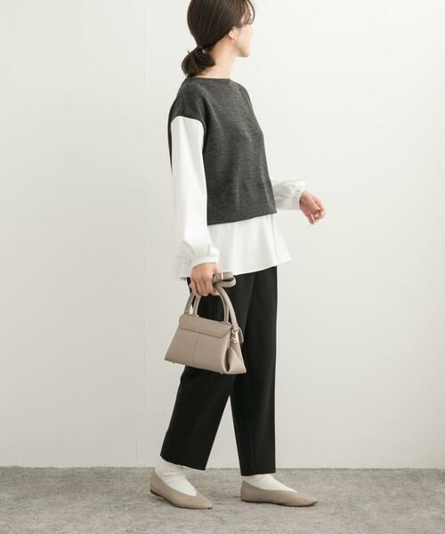 URBAN RESEARCH DOORS / アーバンリサーチ ドアーズ その他パンツ | カットジョーゼットテーパードパンツ | 詳細20