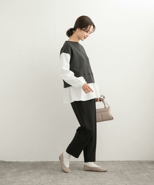 URBAN RESEARCH DOORS / アーバンリサーチ ドアーズ その他パンツ | カットジョーゼットテーパードパンツ | 詳細21