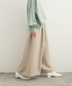 URBAN RESEARCH DOORS / アーバンリサーチ ドアーズ その他パンツ | メランジヘリンボーンギャザーワイドパンツ