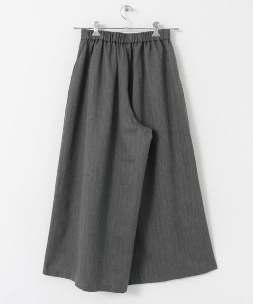 URBAN RESEARCH DOORS / アーバンリサーチ ドアーズ その他パンツ | メランジヘリンボーンギャザーワイドパンツ | 詳細15