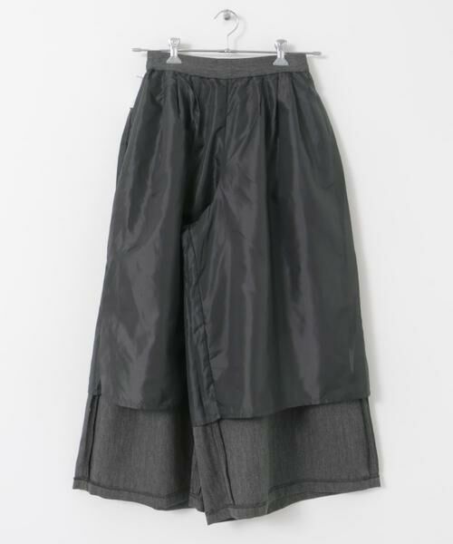 URBAN RESEARCH DOORS / アーバンリサーチ ドアーズ その他パンツ | メランジヘリンボーンギャザーワイドパンツ | 詳細16