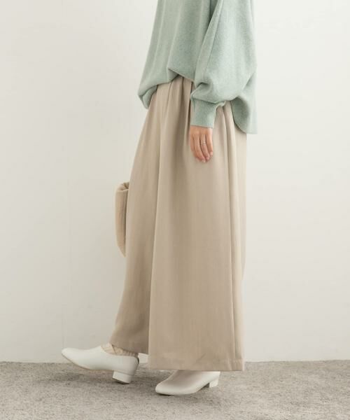 URBAN RESEARCH DOORS / アーバンリサーチ ドアーズ その他パンツ | メランジヘリンボーンギャザーワイドパンツ | 詳細25